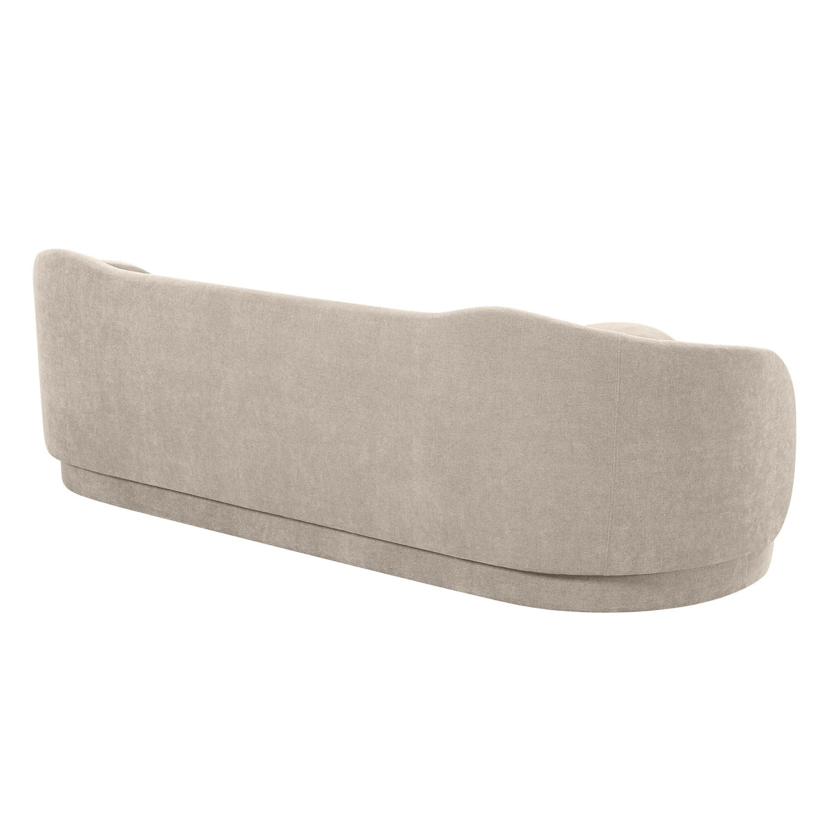 Circe Taupe Textured Velvet Sofa | BeBoldFurniture