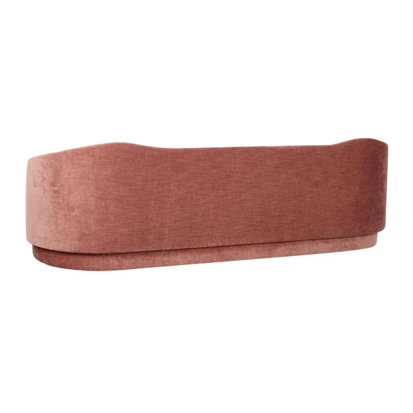 Circe Mauve Textured Velvet Sofa | BeBoldFurniture