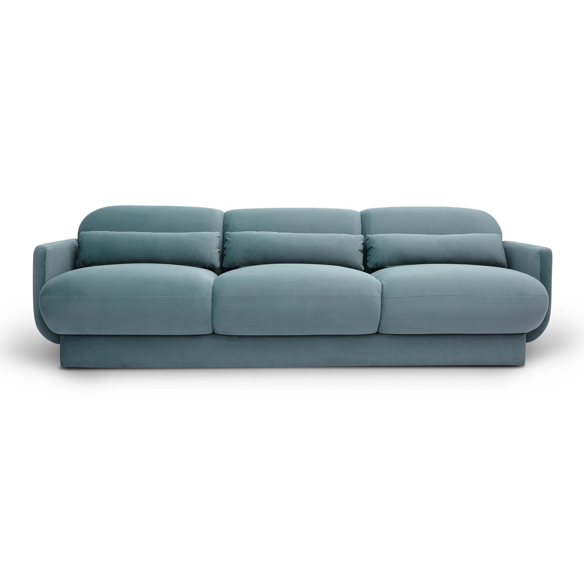 Azalea Powder Blue Velvet Sofa | BeBoldFurniture