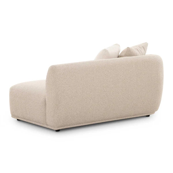 Sylvie Cream Boucle Left Arm Chair 2-Seater | BeBoldFurniture