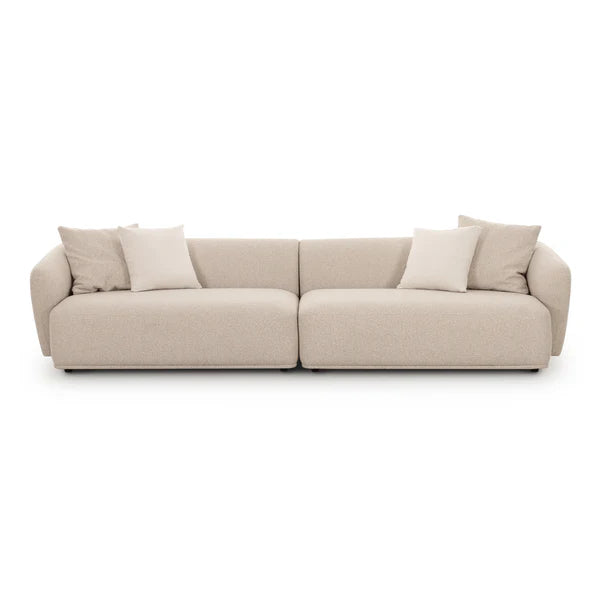 Sylvie Cream Boucle 4-Seater Sofa | BeBoldFurniture