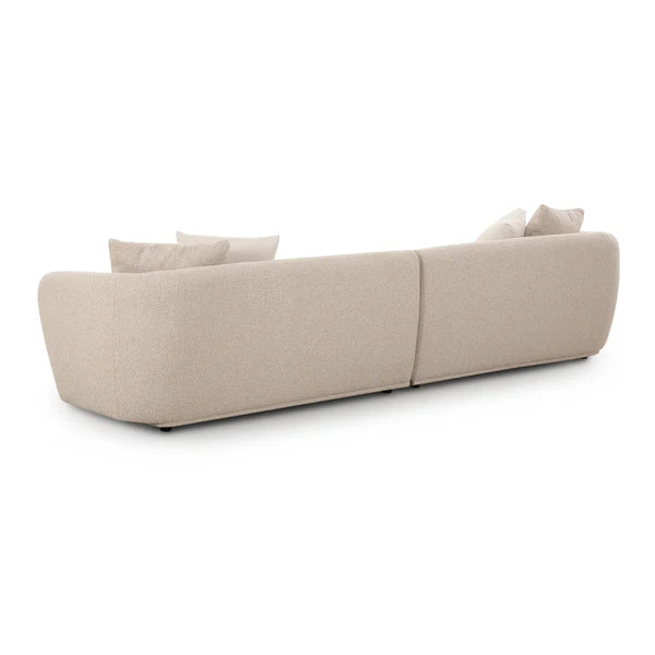 Sylvie Cream Boucle 4-Seater Sofa | BeBoldFurniture