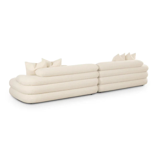 Lulu Cream Boucle Modular Sofa | BeBoldFurniture