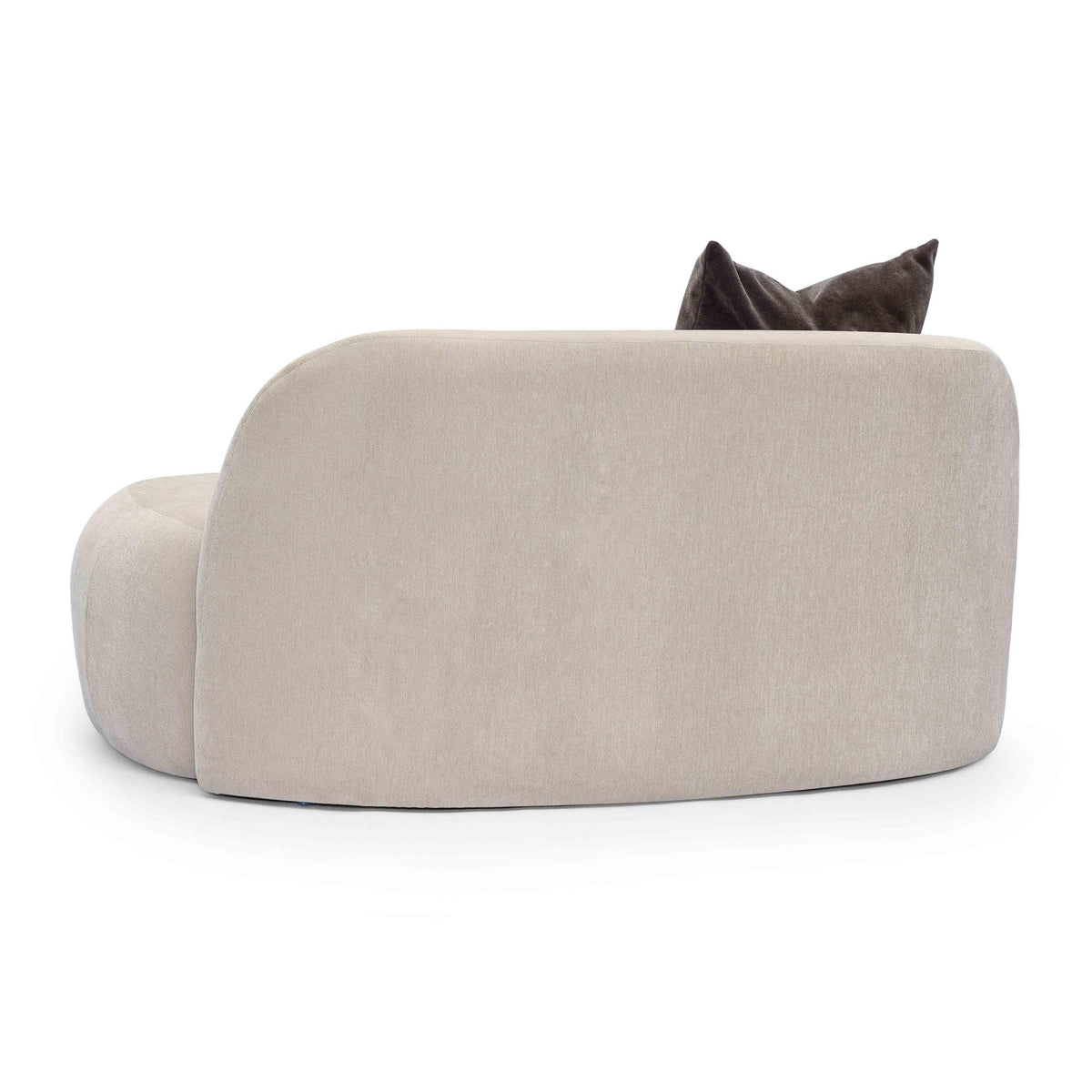 Carraway Taupe Upcycled Chenille Loveseat | BeBoldFurniture