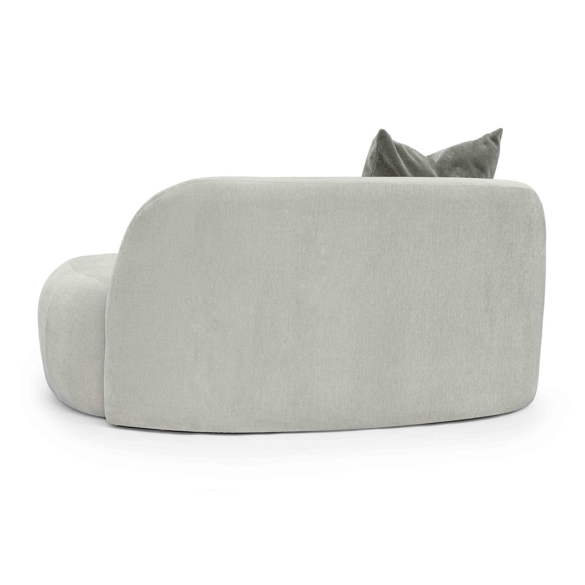 Carraway Grey Upcycled Chenille Loveseat | BeBoldFurniture