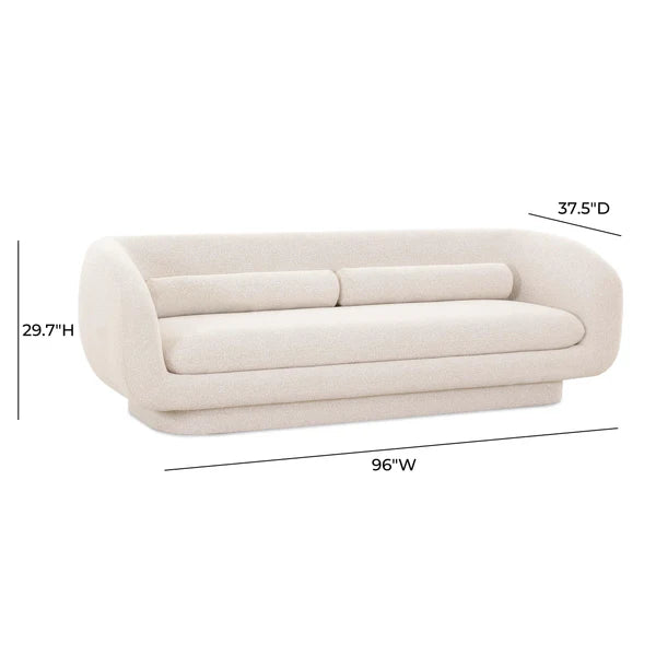 Simone Cream Boucle Sofa | BeBoldFurniture
