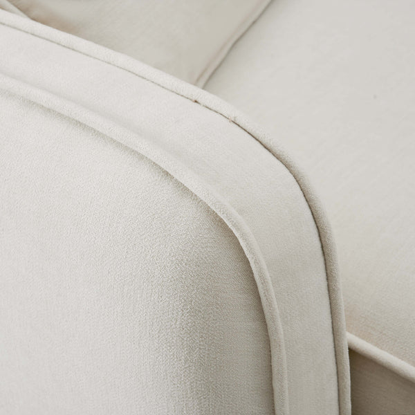 Travie Sand Upcycled Linen 4-Piece Modular Sectional | BeBoldFurniture