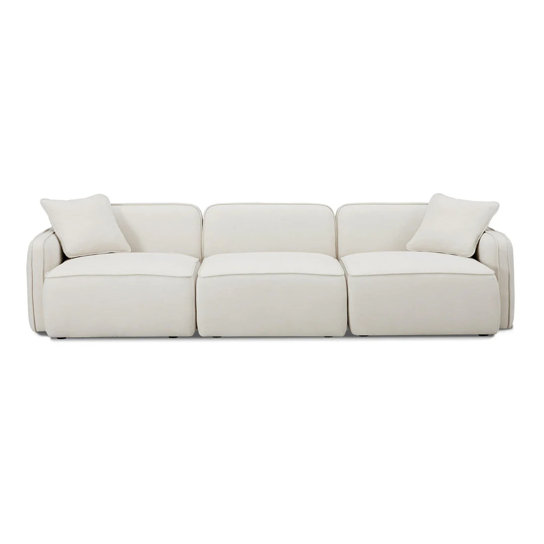Travie Sand Upcycled Linen Modular Sofa | BeBoldFurniture