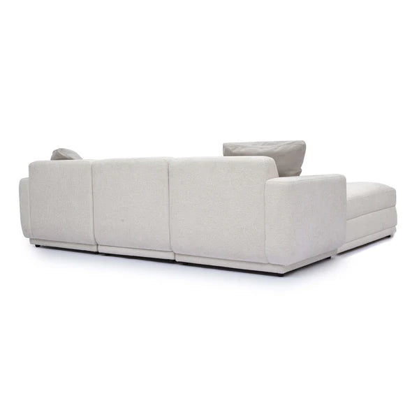 Perry Cream Chenille Modular Sectional | BeBoldFurniture