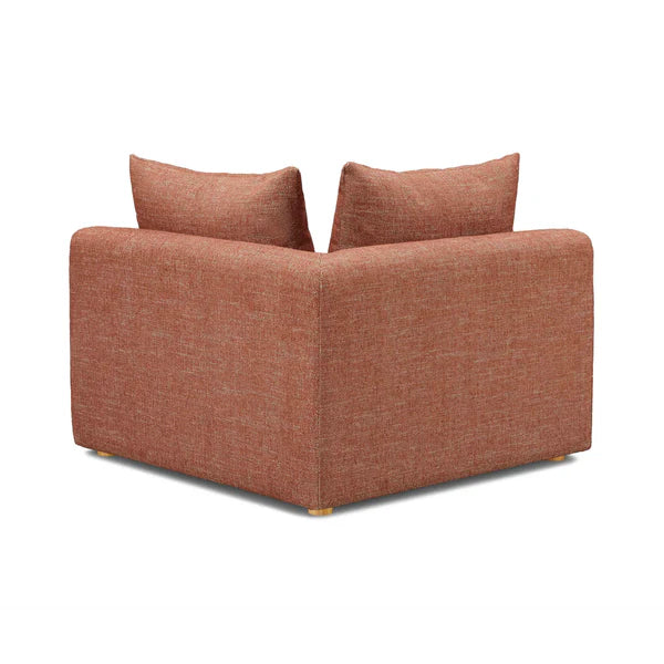 Hangover Sedona Red Textured Fabric Modular Corner Chair | BeBoldFurniture