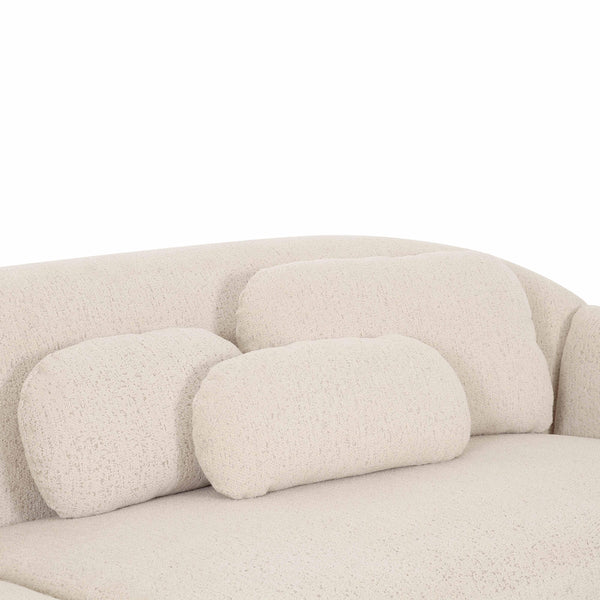 Misty Cream Boucle Modular 4-Seater Sofa | BeBoldFurniture