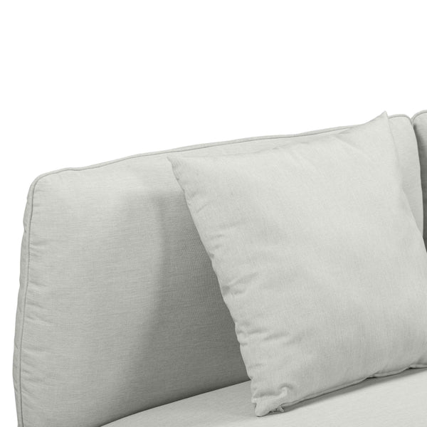 Katti Light Grey Outdoor Loveseat | BeBoldFurniture