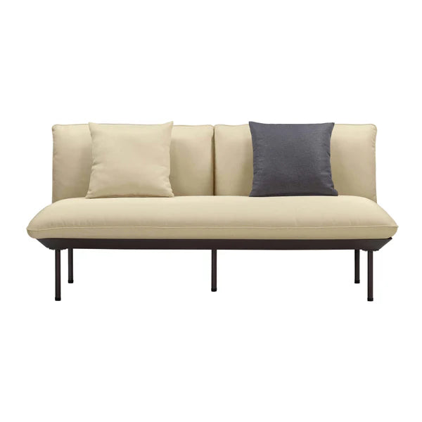 Katti Beige Outdoor Loveseat | BeBoldFurniture