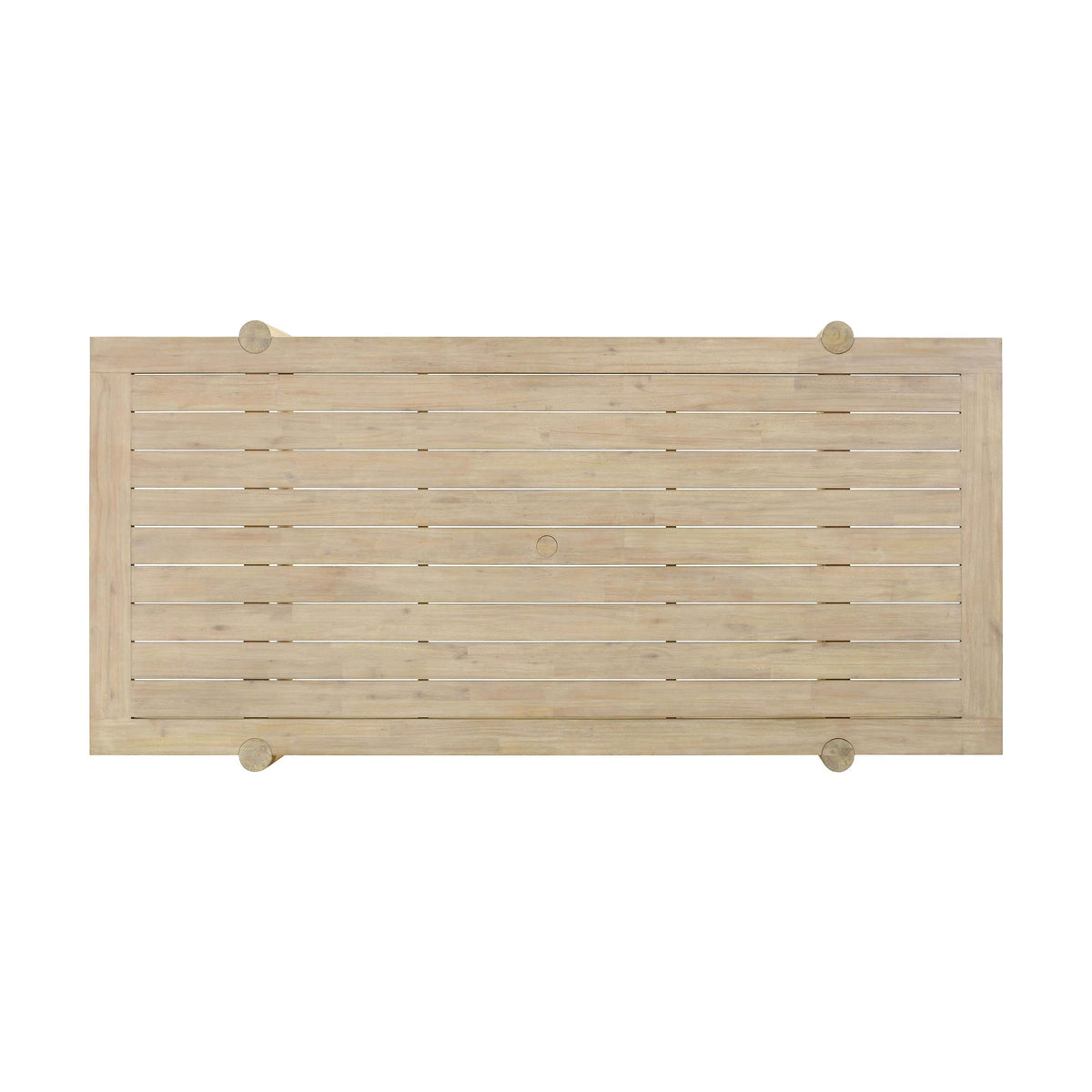 Gata Light Teak Outdoor Rectangular Dining Table | BeBoldFurniture