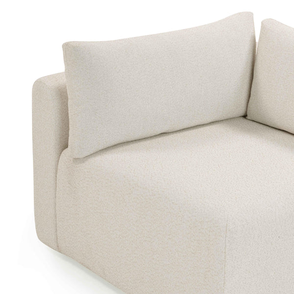 Hangover Cream Modular Outdoor Corner Chair | BeBoldFurniture