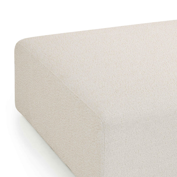 Hangover Cream Outdoor Ottoman | BeBoldFurniture