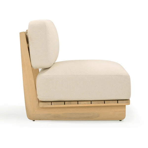 Reavan Cream Outdoor Lounge Chair | BeBoldFurniture