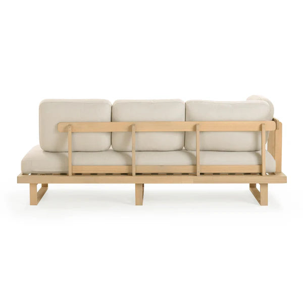 Evan Cream Outdoor L-Sectional | BeBoldFurniture