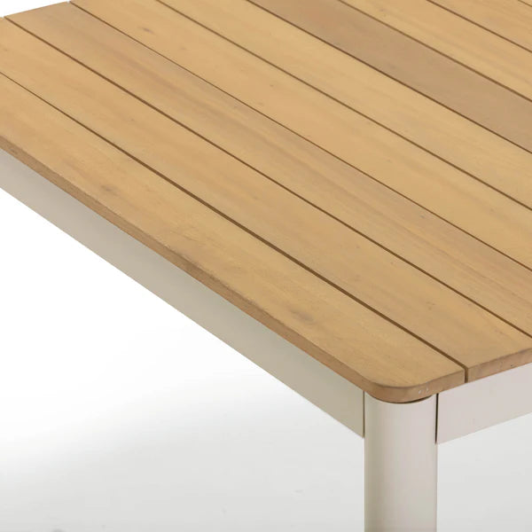 Sardinia Light Teak Outdoor Dining Table | BeBoldFurniture