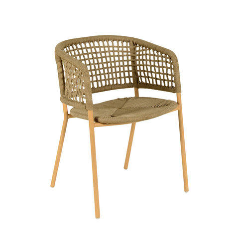 Niel Oak Finish Outdoor Dining Chair | BeBoldFurniture