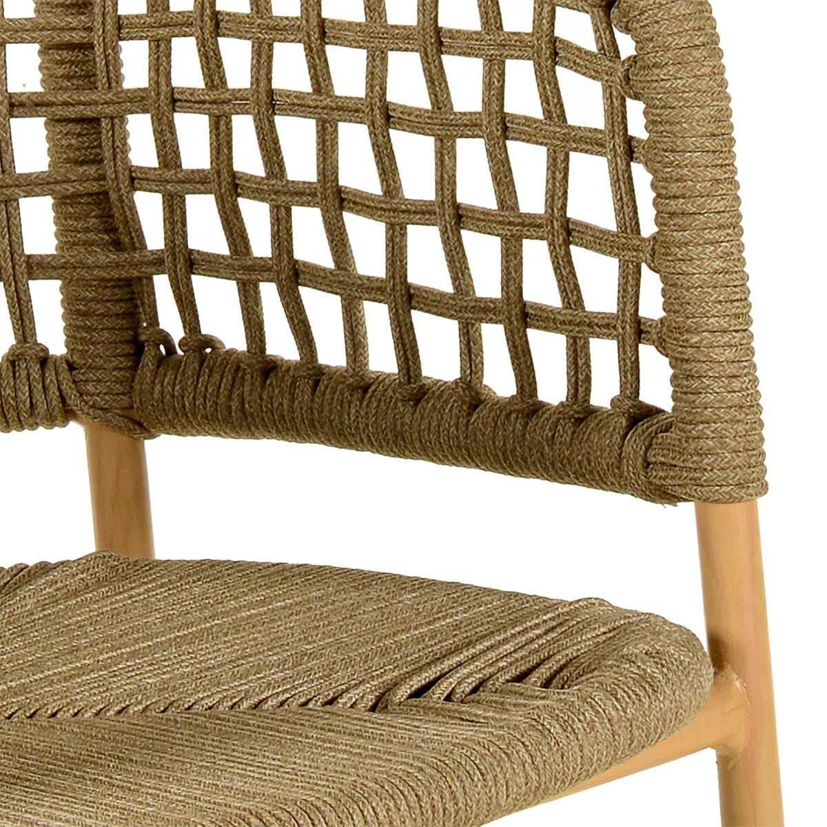 Niel Oak Finish Outdoor Dining Chair | BeBoldFurniture