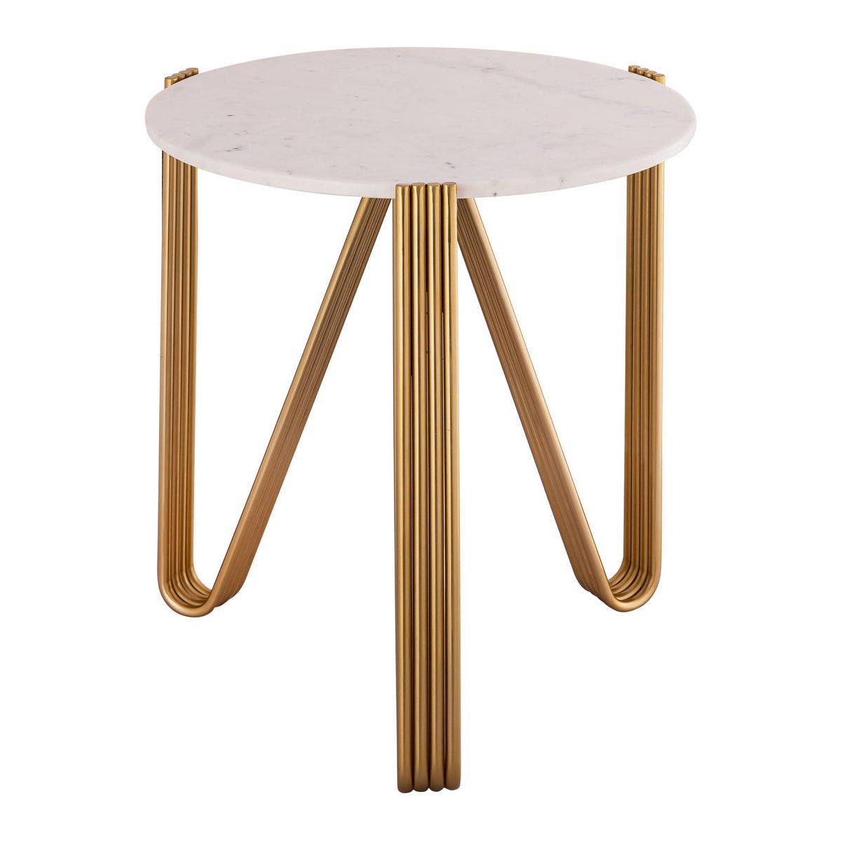 Aya Marble Side Table By Inspire Me In Houston | BeBoldFurniture 