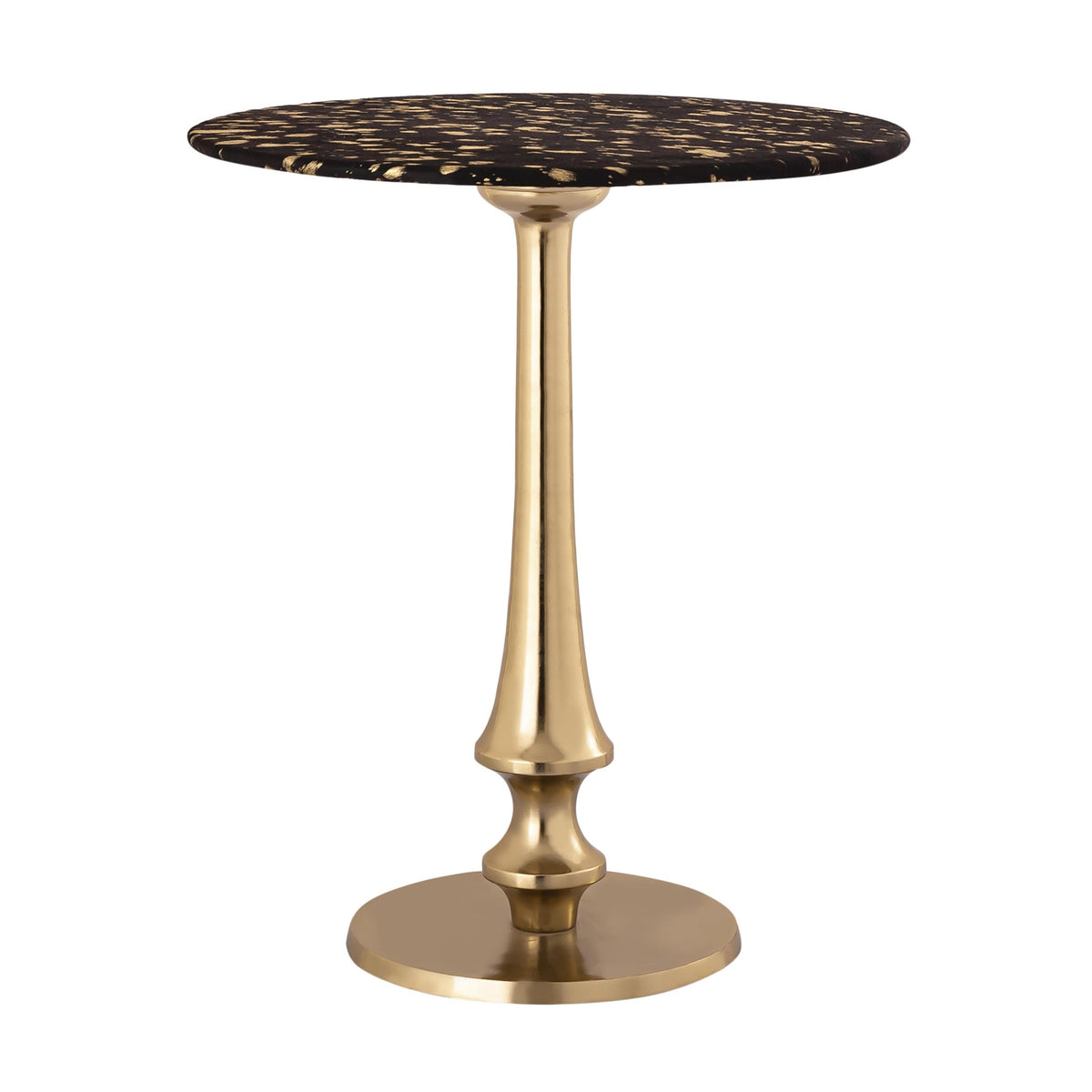 Gold Goathide Side Table | BeBoldFurniture