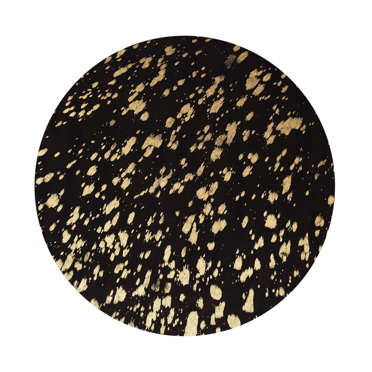 Gold Goathide Side Table | BeBoldFurniture