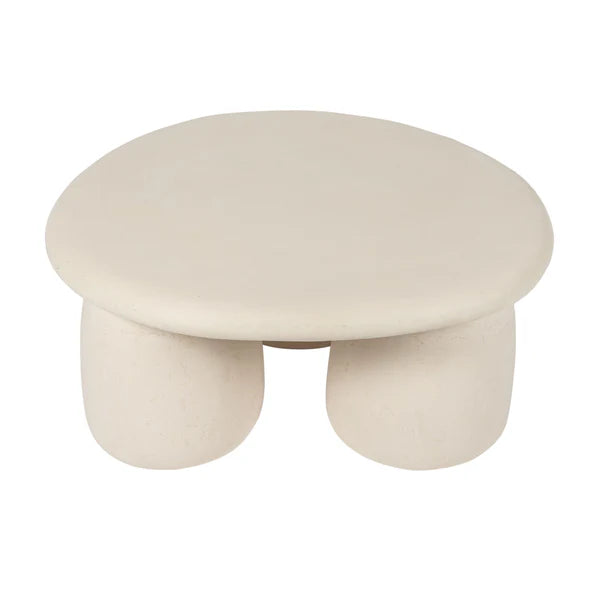 Rahul Off-White Round Coffee Table | BeBoldFurniture