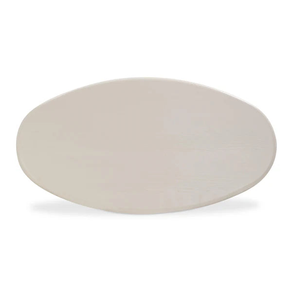 Tanner Natural Burl and Cream Ash Coffee Table | BeBoldFurniture