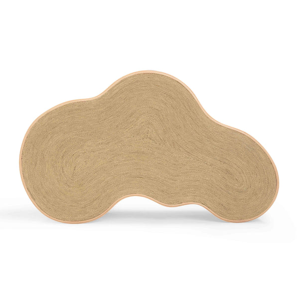 Slab Natural Seagrass Coffee Table | BeBoldFurniture
