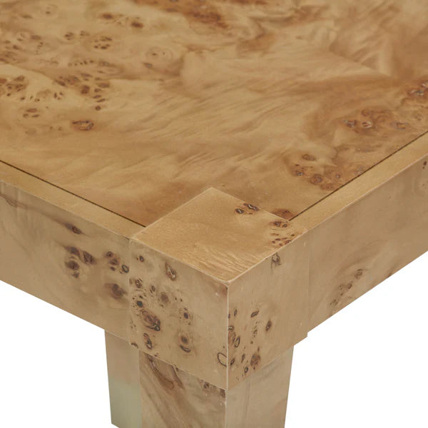 Brandyss Honey Burl End Table | BeBoldFurniture
