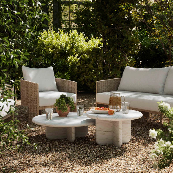 Juju Nesting Indoor/Outdoor Marble Coffee Tables | BeBoldFurniture