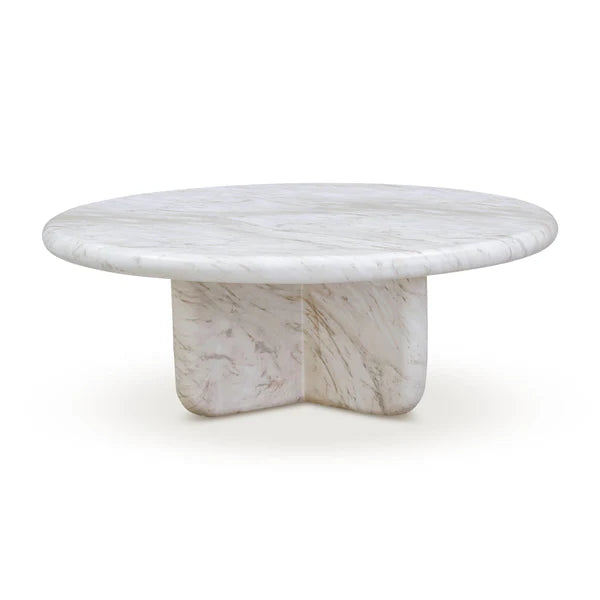 Juju Marble Indoor/Outdoor 32" Short Coffee Table | BeBoldFurniture