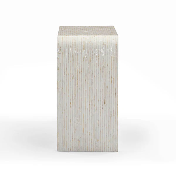 Opus Cream Capiz Shell Console Table | BeBoldFurniture