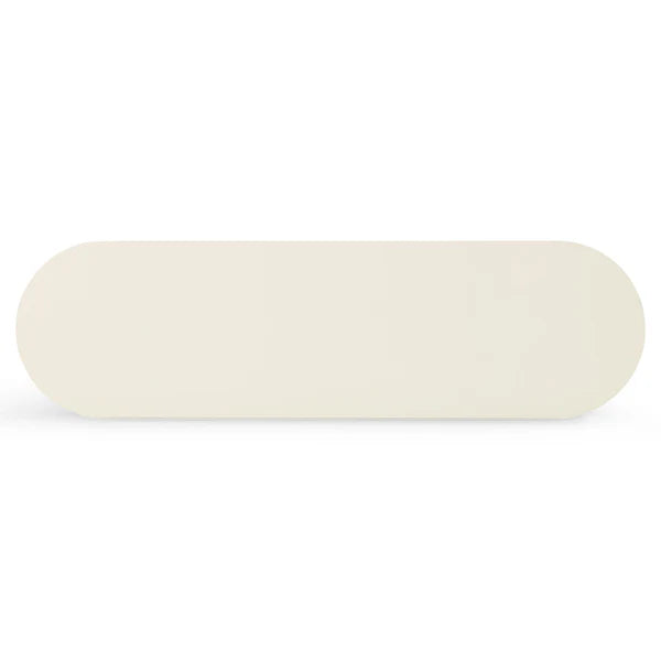 Mira Cream High Gloss Console Table | BeBoldFurniture