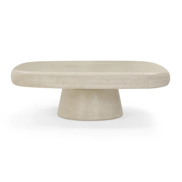 Darial Sandstone Indoor/Outdoor Coffee Table | BeBoldFurniture