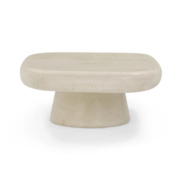 Darial Sandstone Indoor/Outdoor Coffee Table | BeBoldFurniture