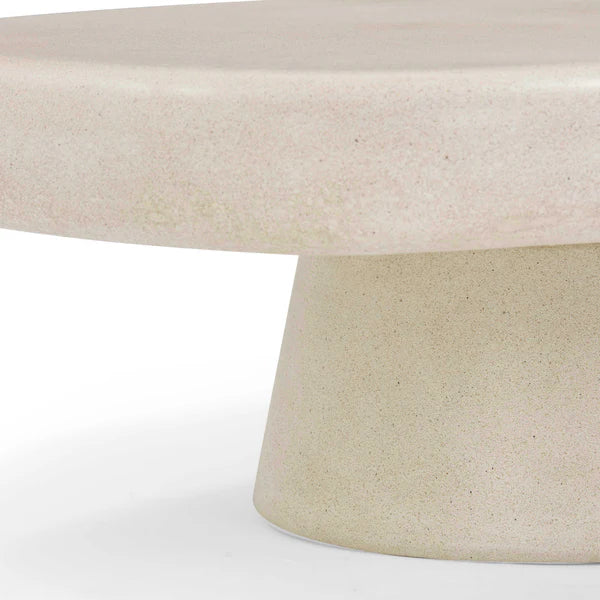 Darial Sandstone Indoor/Outdoor Coffee Table | BeBoldFurniture