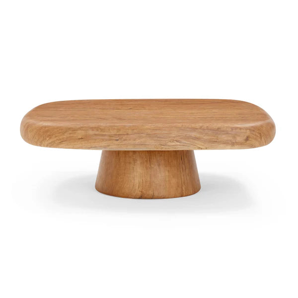 Darial Wood Grain Pattern Indoor/Outdoor Coffee Table | BeBoldFurniture