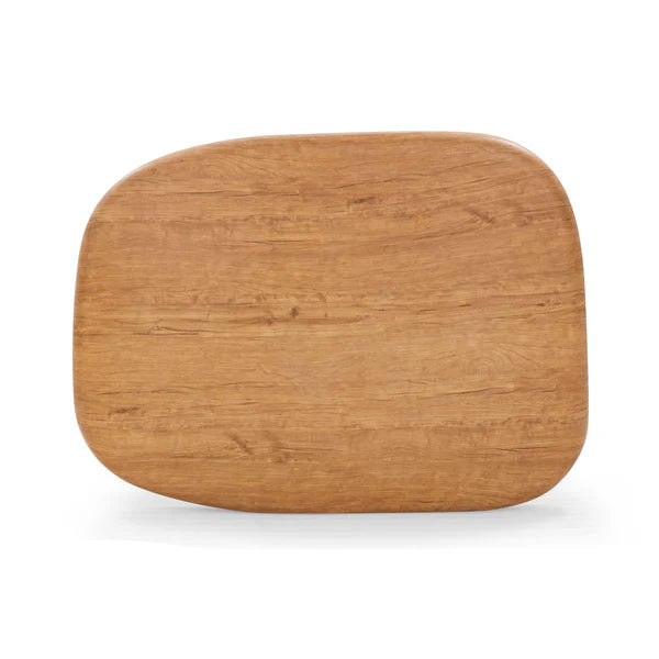Darial Wood Grain Pattern Indoor/Outdoor Coffee Table | BeBoldFurniture