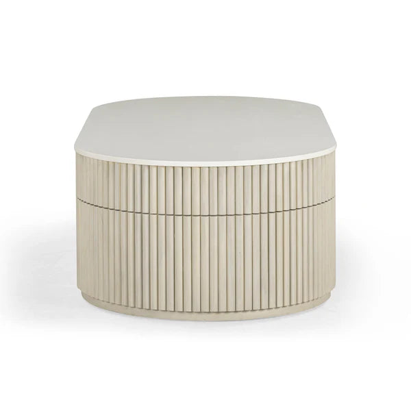 Bella Cream Large Storage Coffee Table | BeBoldFurniture