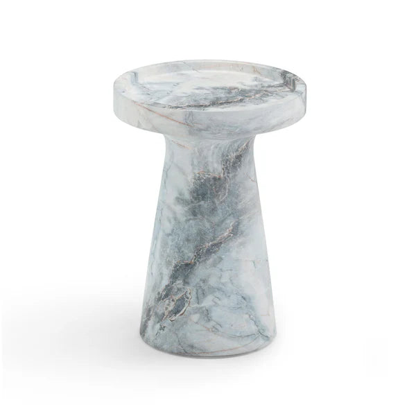 Zara Aegean Marble Indoor / Outdoor Side Table | BeBoldFurniture
