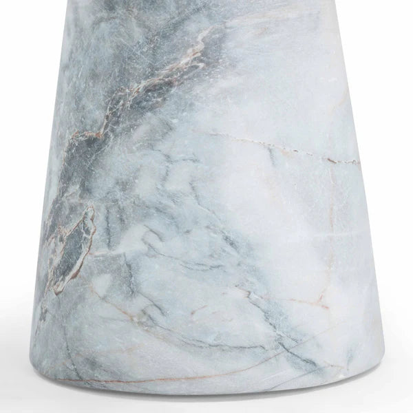 Zara Aegean Marble Indoor / Outdoor Side Table | BeBoldFurniture