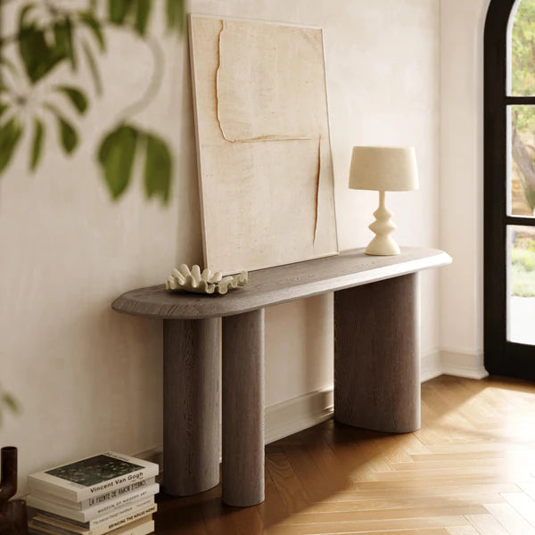 Rhema Washed Ash Console Table | BeBoldFurniture