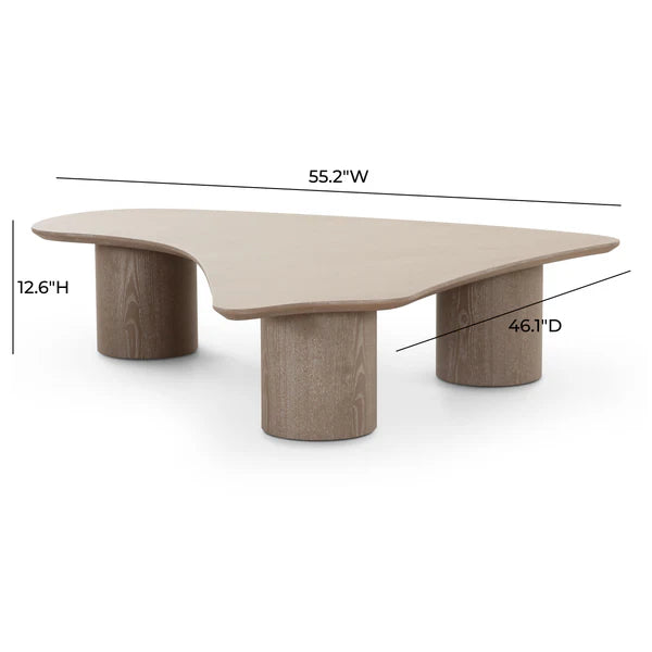 Rhema Washed Ash Nesting Coffee Table Set | BeBoldFurniture