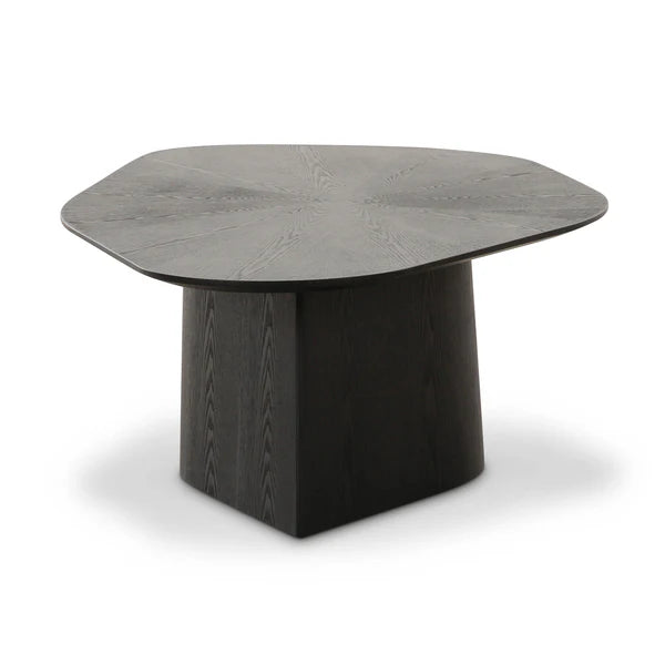 Roche Black Ash Geometric Coffee Table | BeBoldFurniture