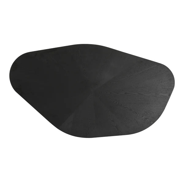 Roche Black Ash Geometric Coffee Table | BeBoldFurniture