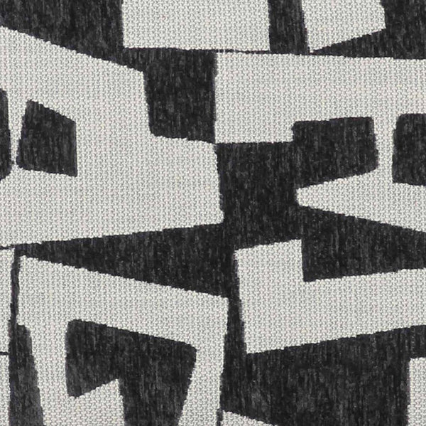 Lena Black and White Jacquard Bench | BeBoldFurniture
