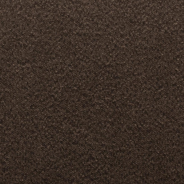 Jaine Brown Boucle Large Ottoman | BeBoldFurniture